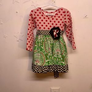 Mustard pie girl dress